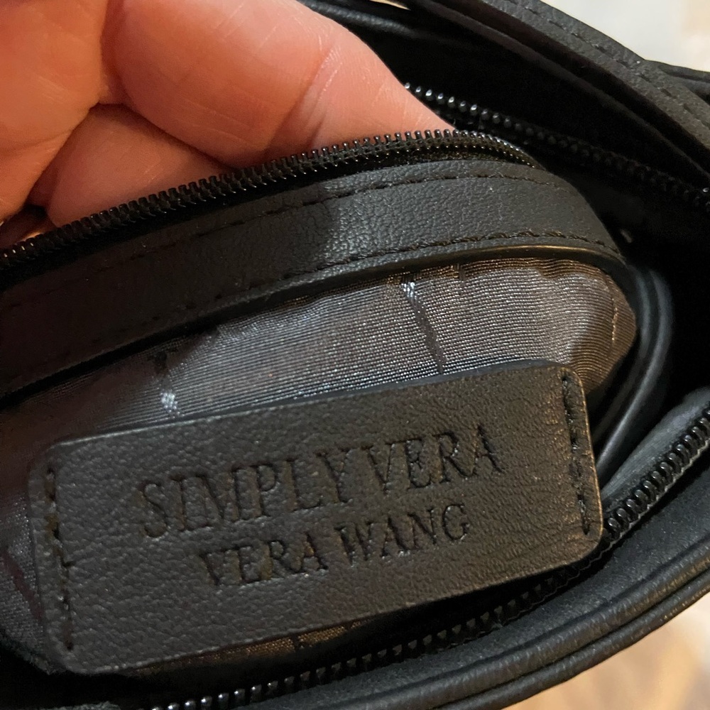 Simply Vera Vera Wang Black Crossbody Bag with Stud Accents - Picture 10 of 14